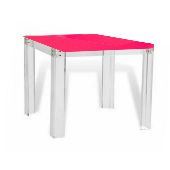 Fluorescent Lucite Color Kid's Play Table