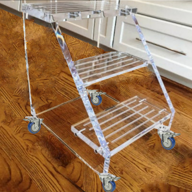 Custom 3 Step Lucite Step Ladder,