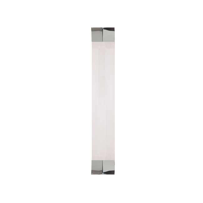 Clear Lucite Kitchen Island Leg with Metal Detail,