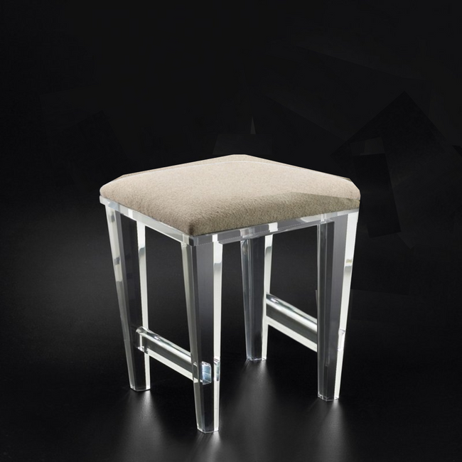 Tapered Leg Glam Counter Stool