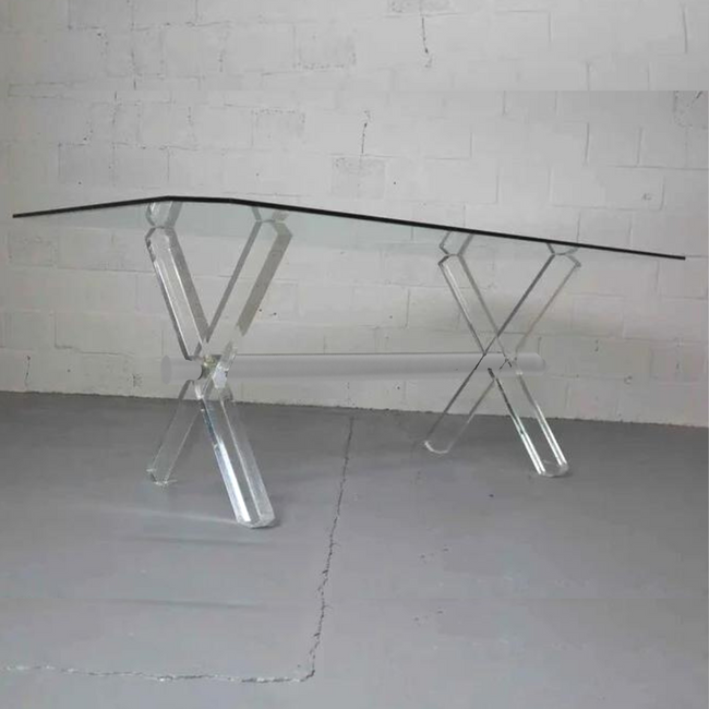 Lucite X Dining Table