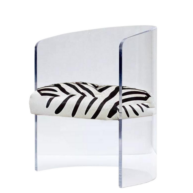 Zebra Barrel Chair