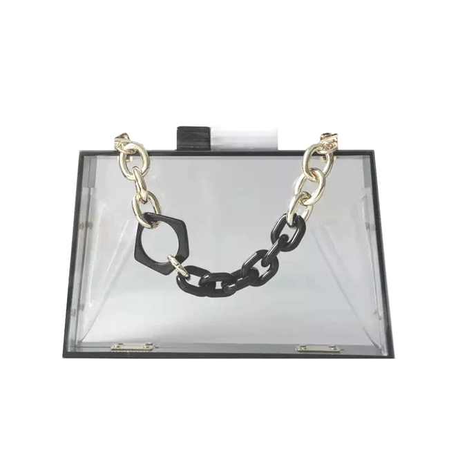 Women Clear Acrylic Box Clutch Crossbody Bag Purse For Concert With  Detachable Chain Resin Short Strap | Fruugo BH