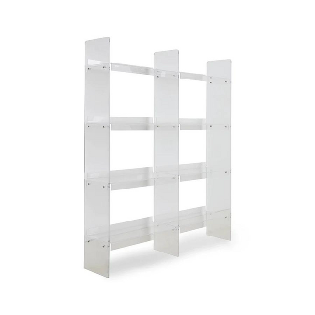 Modern Large Double Bookcase