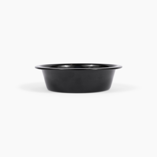 Medium Smoke Grey Double Bowl Feeder by Hiddin