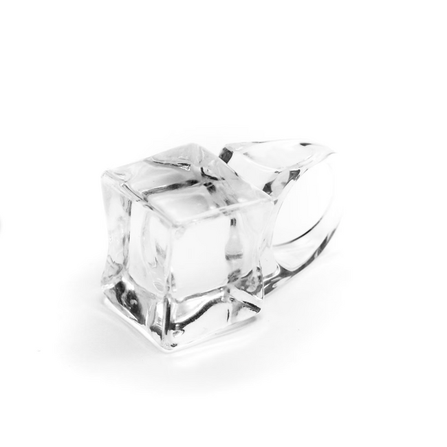 Lucite Cube Ring,  Options