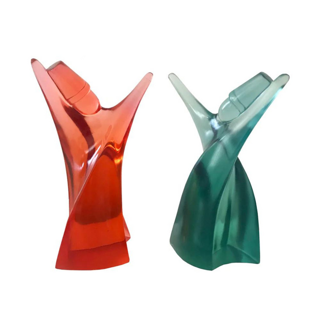 Color Resin Freeform Sculpture,