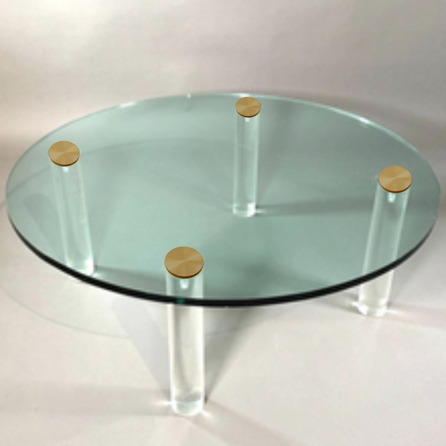 1970's Round Coffee Table 