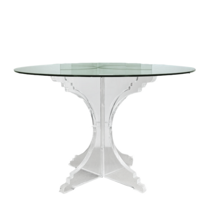 Scallop Pedestal Table