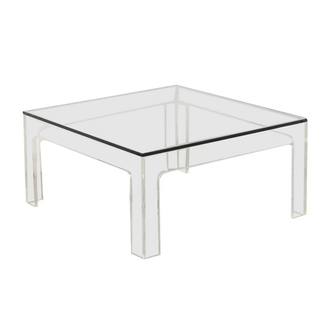 Parsons Square Coffee Table with Curve Apron