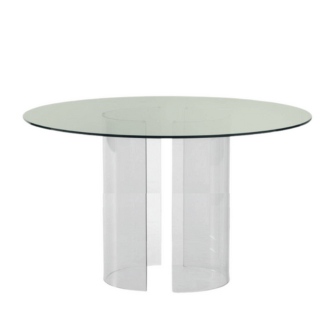 round Table with Half Circle Legs