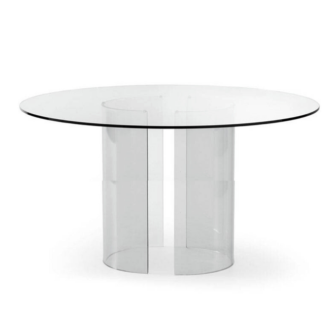 Round Table with Half Circle Legs