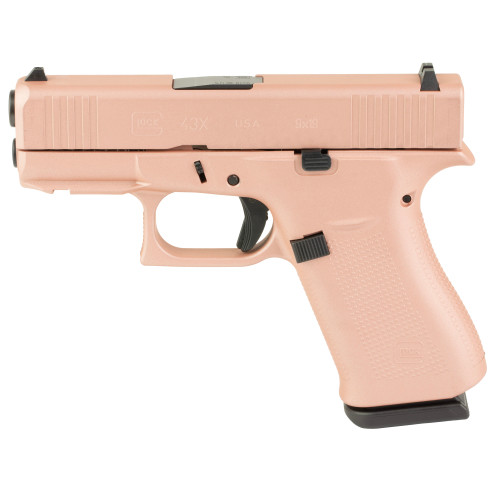 GLOCK 43X 9MM 10RD ROSE GOLD FRTRAIL