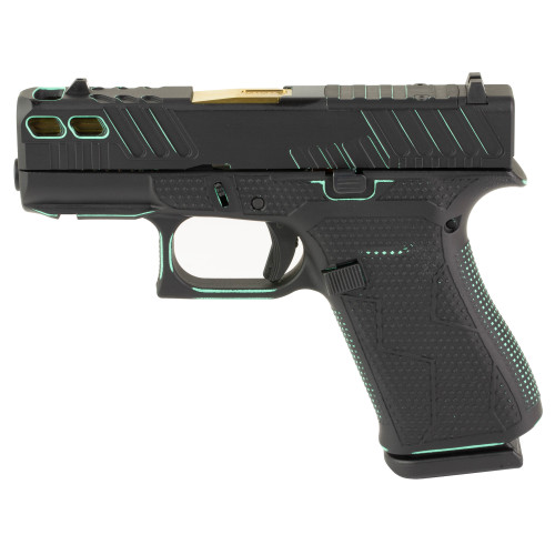 GLOCK 43X 9MM 10RD BLACK ROBBIN BLUE