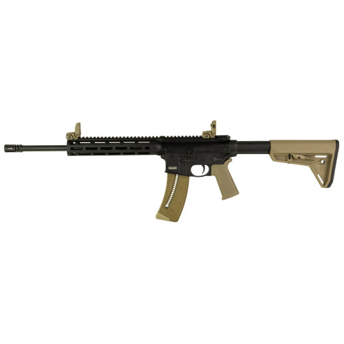 S&W M&P15-22 22LR 16" 25RD FDE THRD