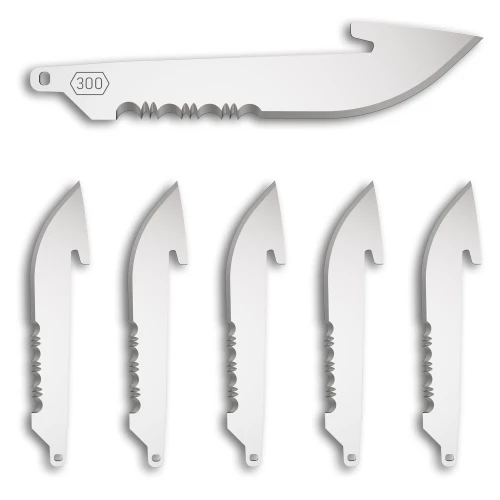 OD EDGE DROP-PT 3.0" SRTD BLADE 6PK