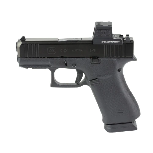 GLOCK 43X 9MM 15RD MOS HOLO EPS BLK