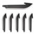 OD EDGE DROP-PT 2.5" BLADE 6PK BLK
