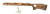 REMINGTON 700 - STOCK: SHORT ACTION/BROWN LAMINATE WITH THUMBHOLE