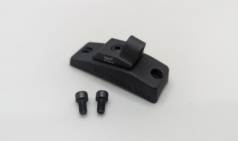 870 - WILSON COMBAT REAR SIGHT: TRITIUM/STAINLESS STEEL