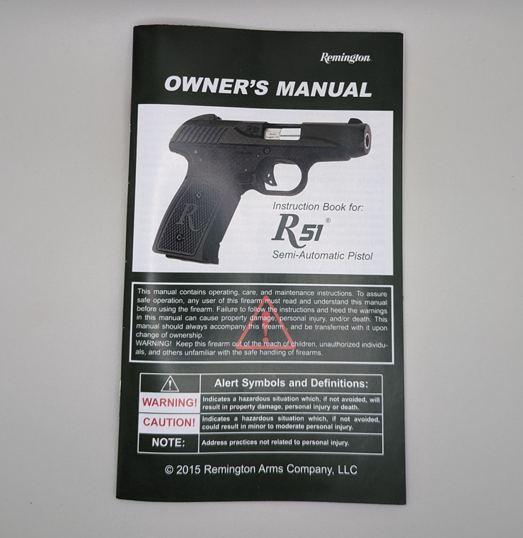 R51 - REMINGTON OWNERS MANUAL