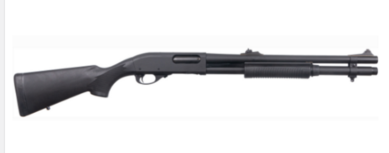 REMINGTON 870 POLICE 12GA - 18"BARREL/SYNTEHTIC/BLACK