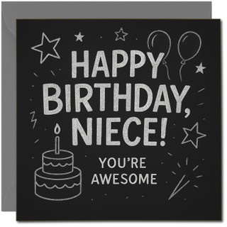 Birthday Card, Happy Birthday Nice You’re Awesome Card