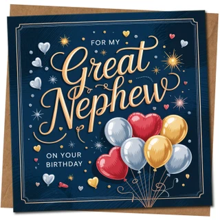 Great Nephew Birthday Card