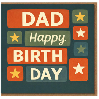 Dad Happy Birthday Card