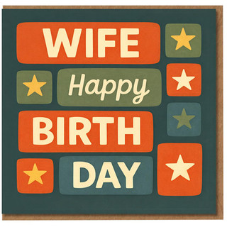Wife Happy Birthday Card