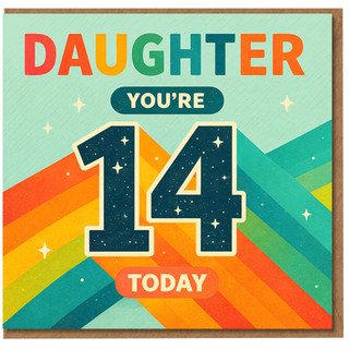 Daughter 14th Birthday Card - You're 14 Today