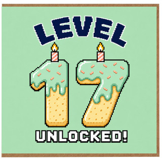 97th Birthday Card, Level 97 Unlocked Card