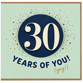 30th Birthday Card