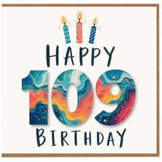 109th Birthday Card