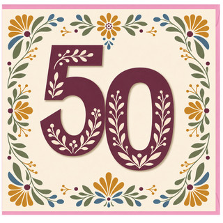 50th Birthday Card