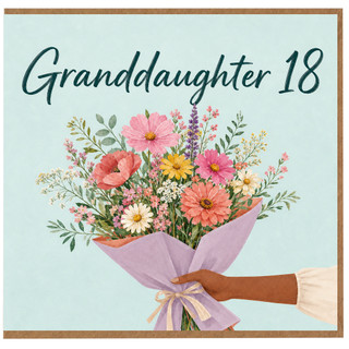 Granddaughter 18th Birthday Card