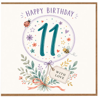 11th Birthday Card