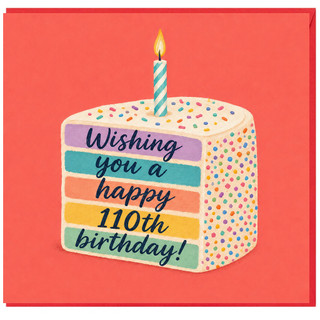 110th Birthday Card