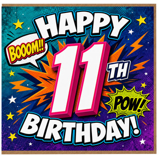 11th Birthday Card