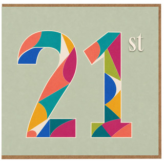 21st Birthday Card