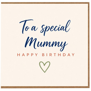 Mummy Birthday Card, To a Special Mummy Happy Birthday Card