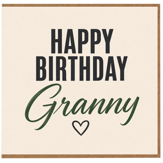 Granny Birthday Card, Happy Birthday Granny Card