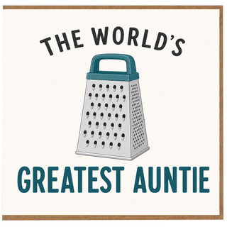 Great Auntie Card, The World's Greatest Auntie Card