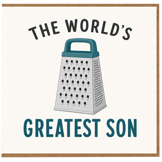 World's Greatest Son Card