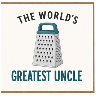 Great Uncle Card, Humorous World's Greatest Uncle Greeting Card