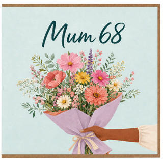Mum 68 Birthday Card