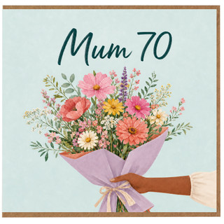Mum 70th Birthday Card