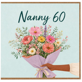 Nanny 60th Birthday Card