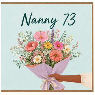 Nanny 73rd Birthday Card