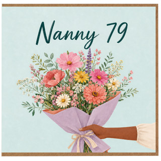 Nanny 79th Birthday Card